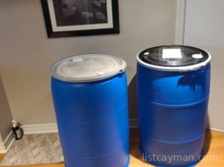Free Delivery!-55-Gallon Barrel with Removable Top